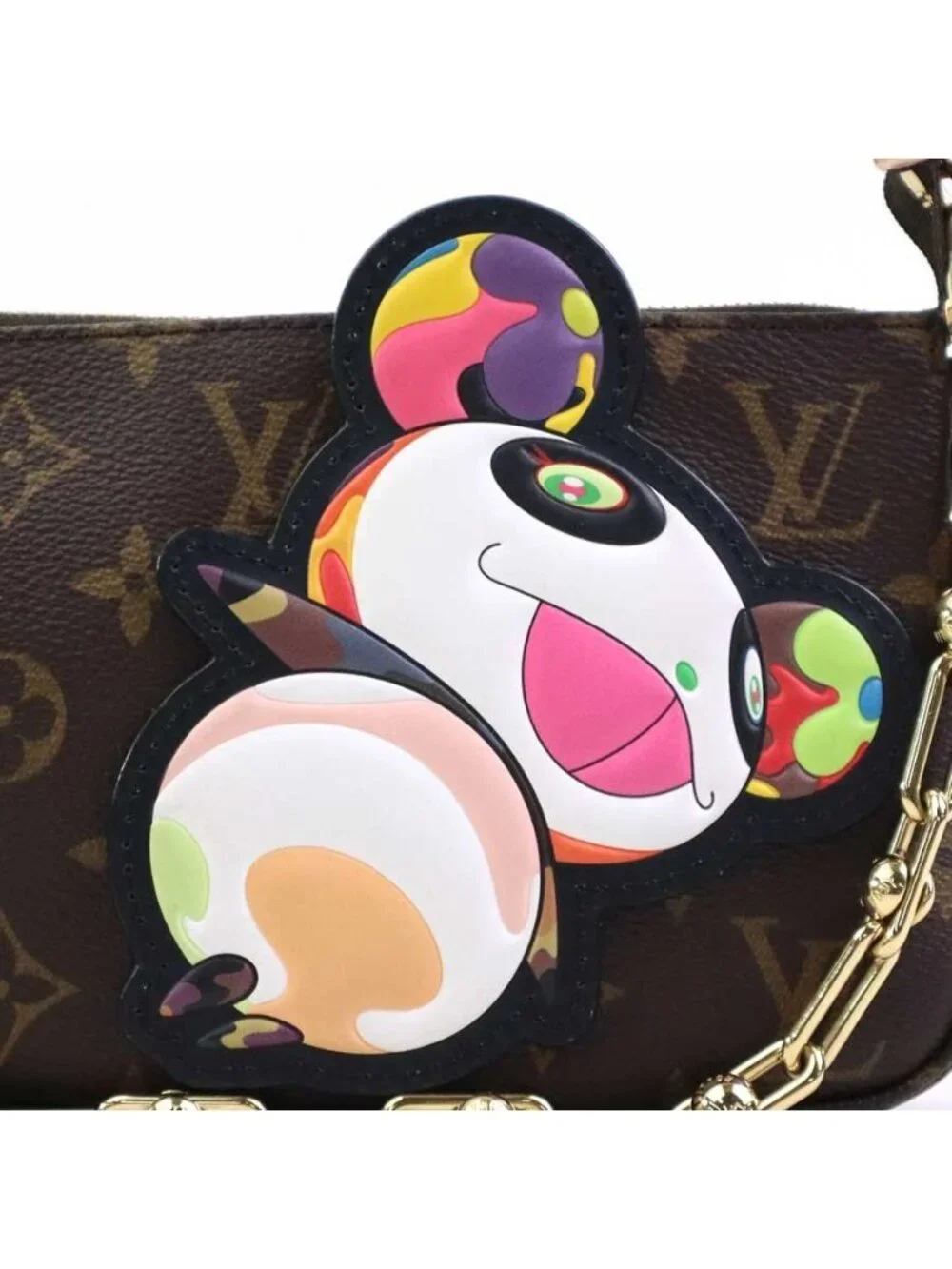 Louis Vuitton Pouch LV Takashi Murakami Monogram Panda Pochette